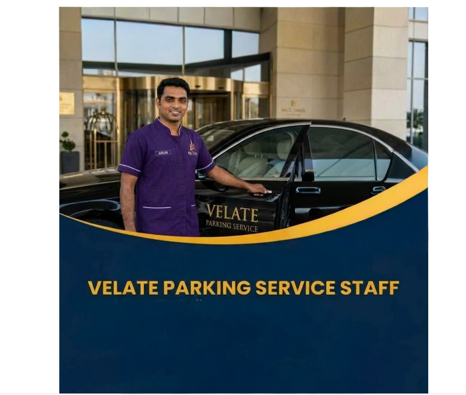 Al Taali valet parking service staff
