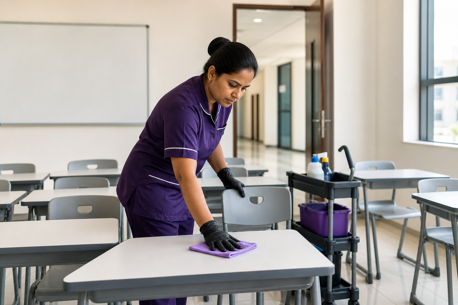 Professional school cleaning service