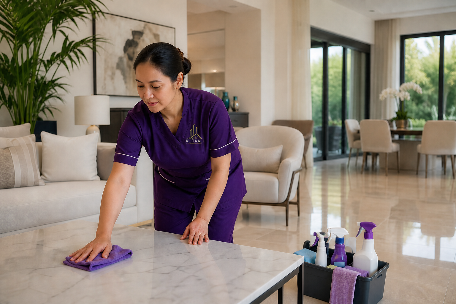 Professional villa cleaning service